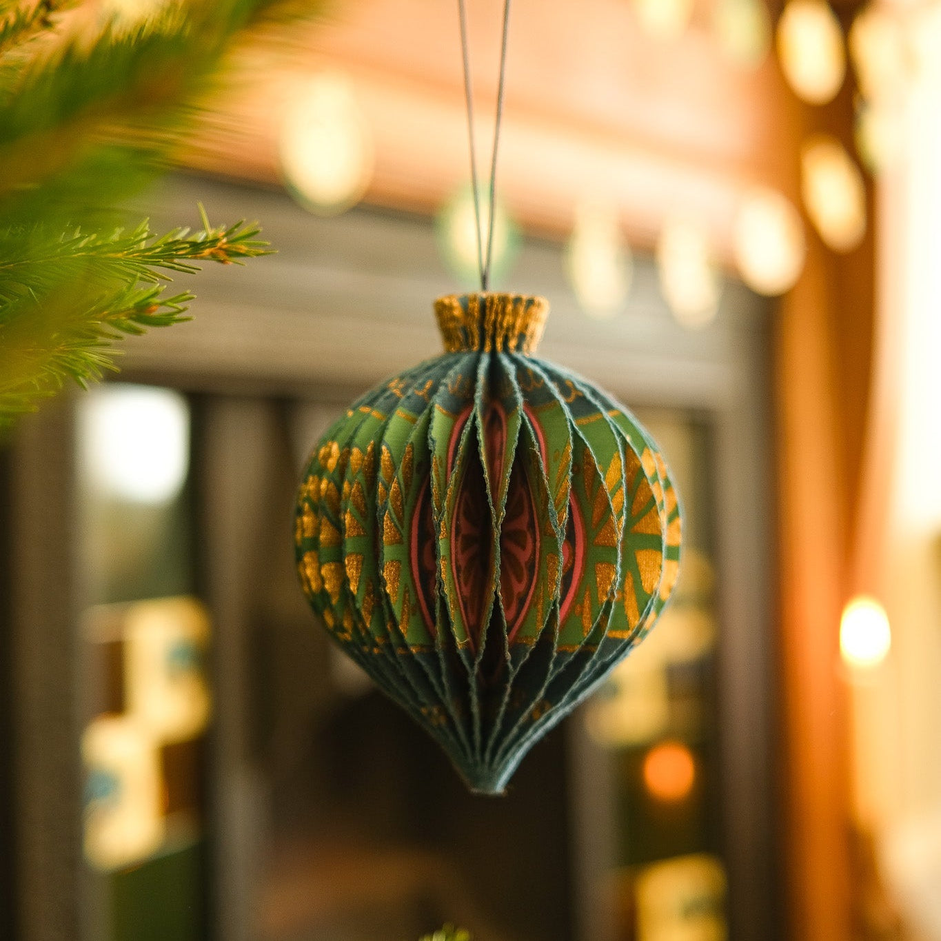 Paper Honeycomb Ornaments