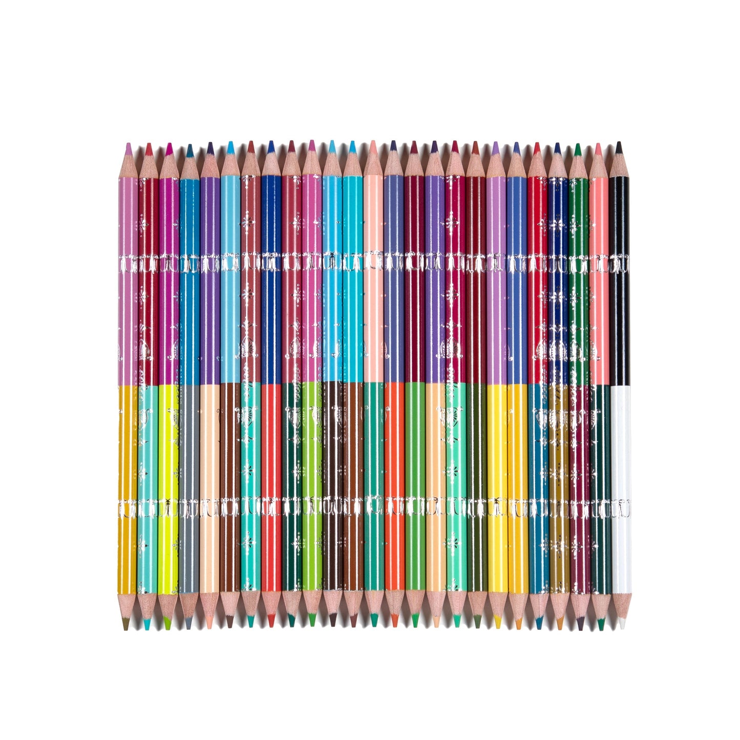 Double-Sided Pencils Canister Set/50 colors by Victoria Ball