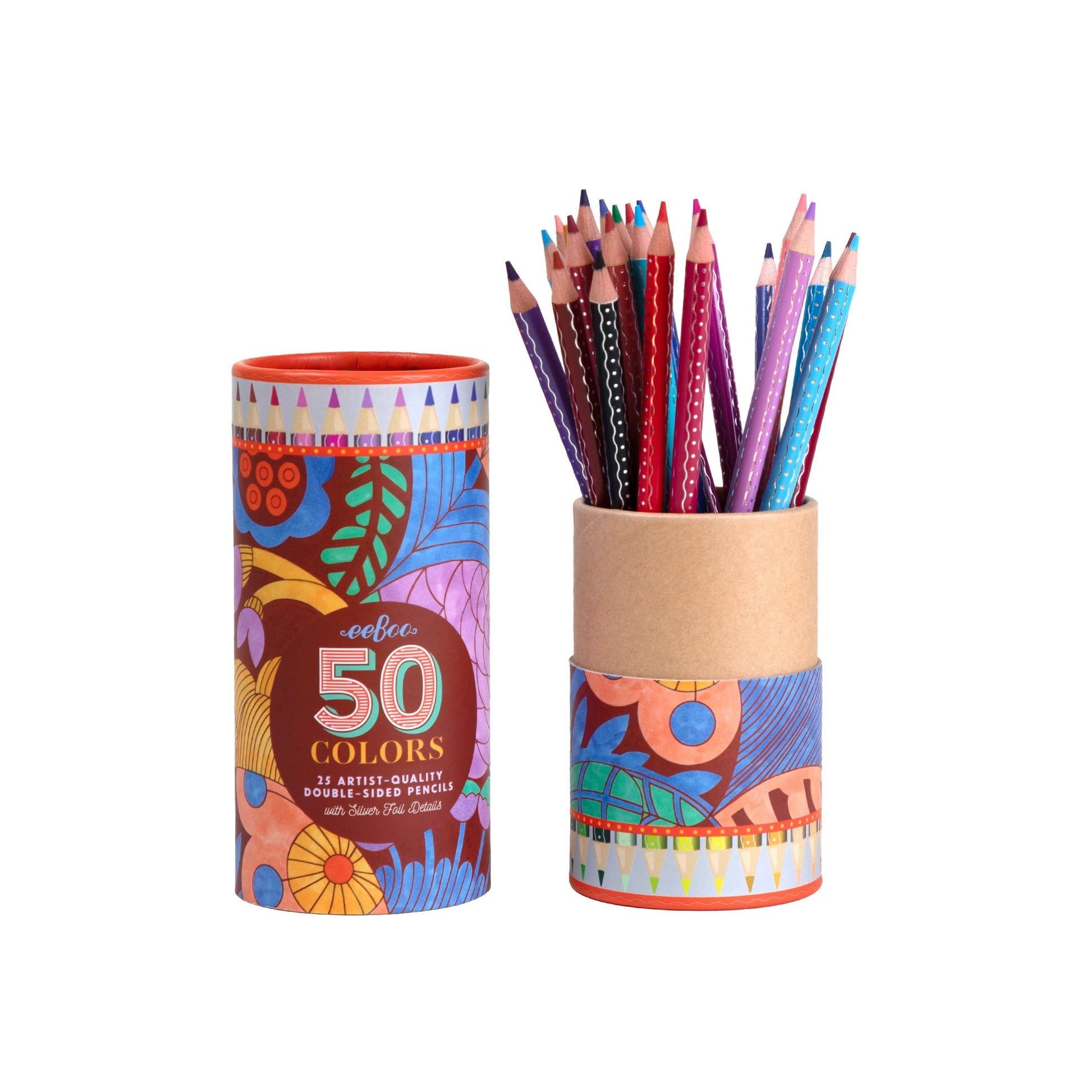 Double-Sided Pencils Canister Set/50 colors by Cecilia Pettersson