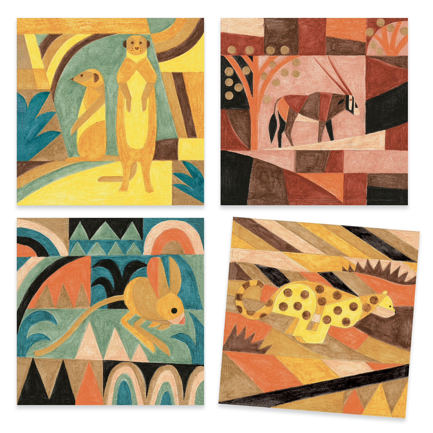 Inspirado en el kit de acuarela y crayones Paul Klee