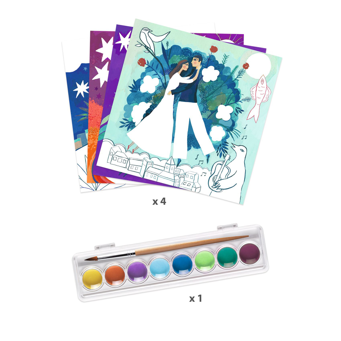 Inspired By Marc Chagall Painting Kit