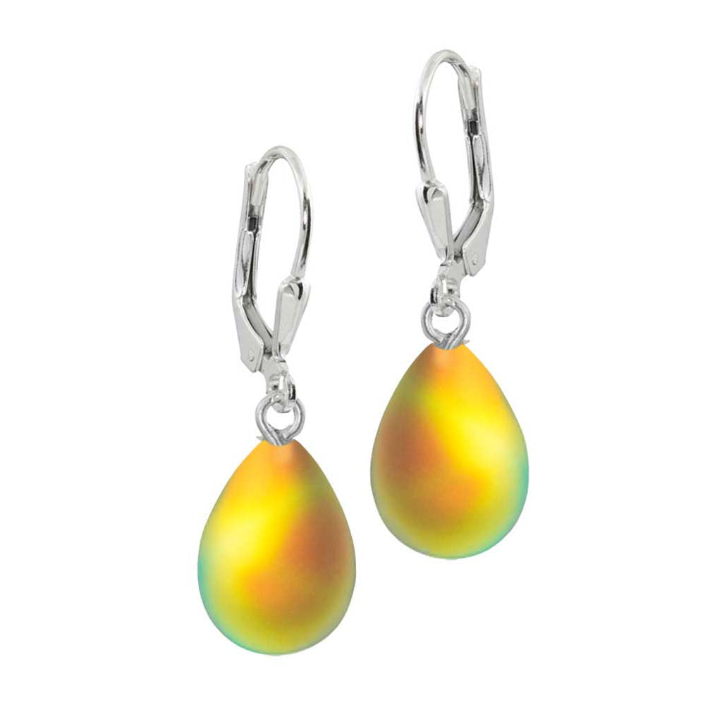 Crystal Drop Earrings - Fire - Chrysler Museum Shop