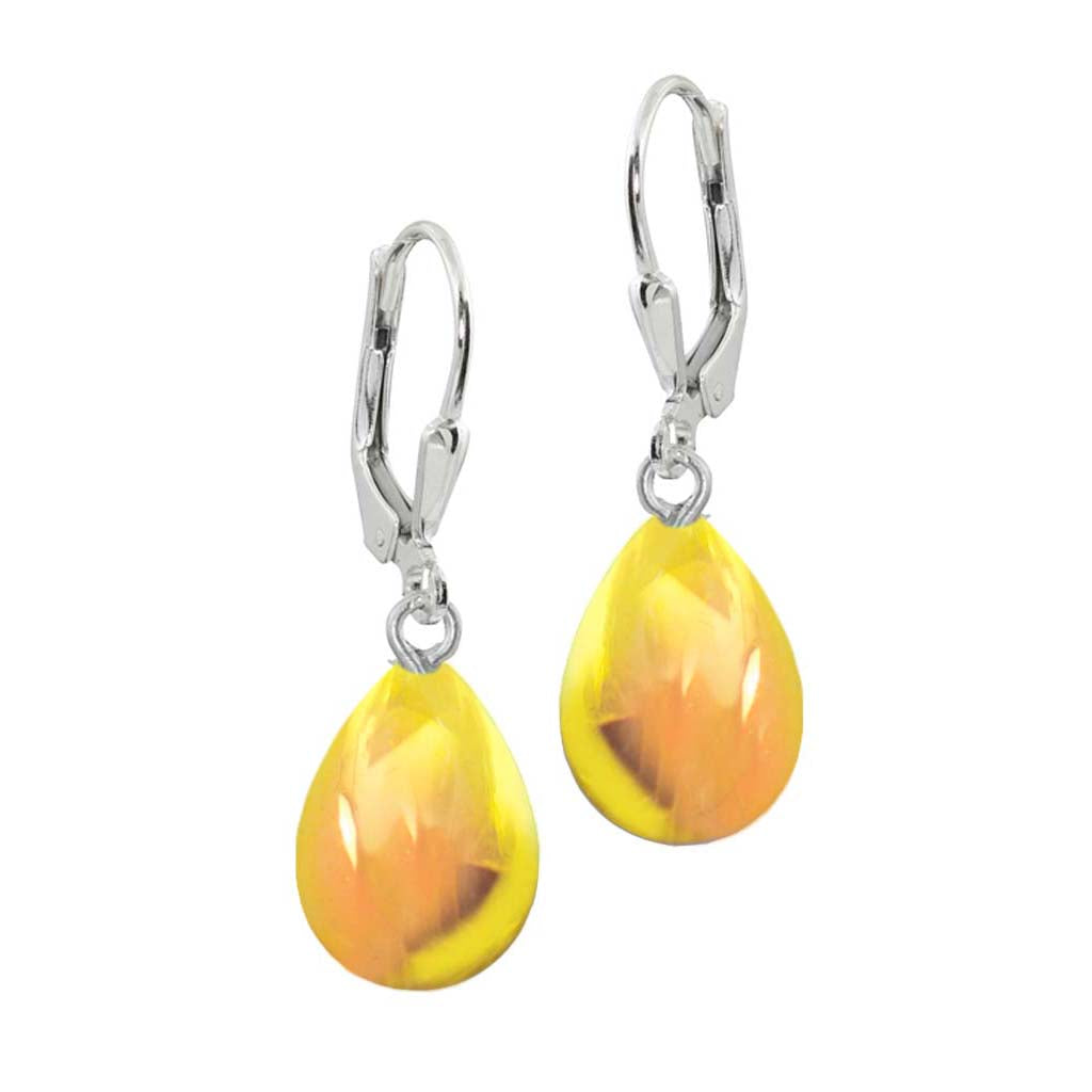 Crystal Drop Earrings - Fire - Chrysler Museum Shop