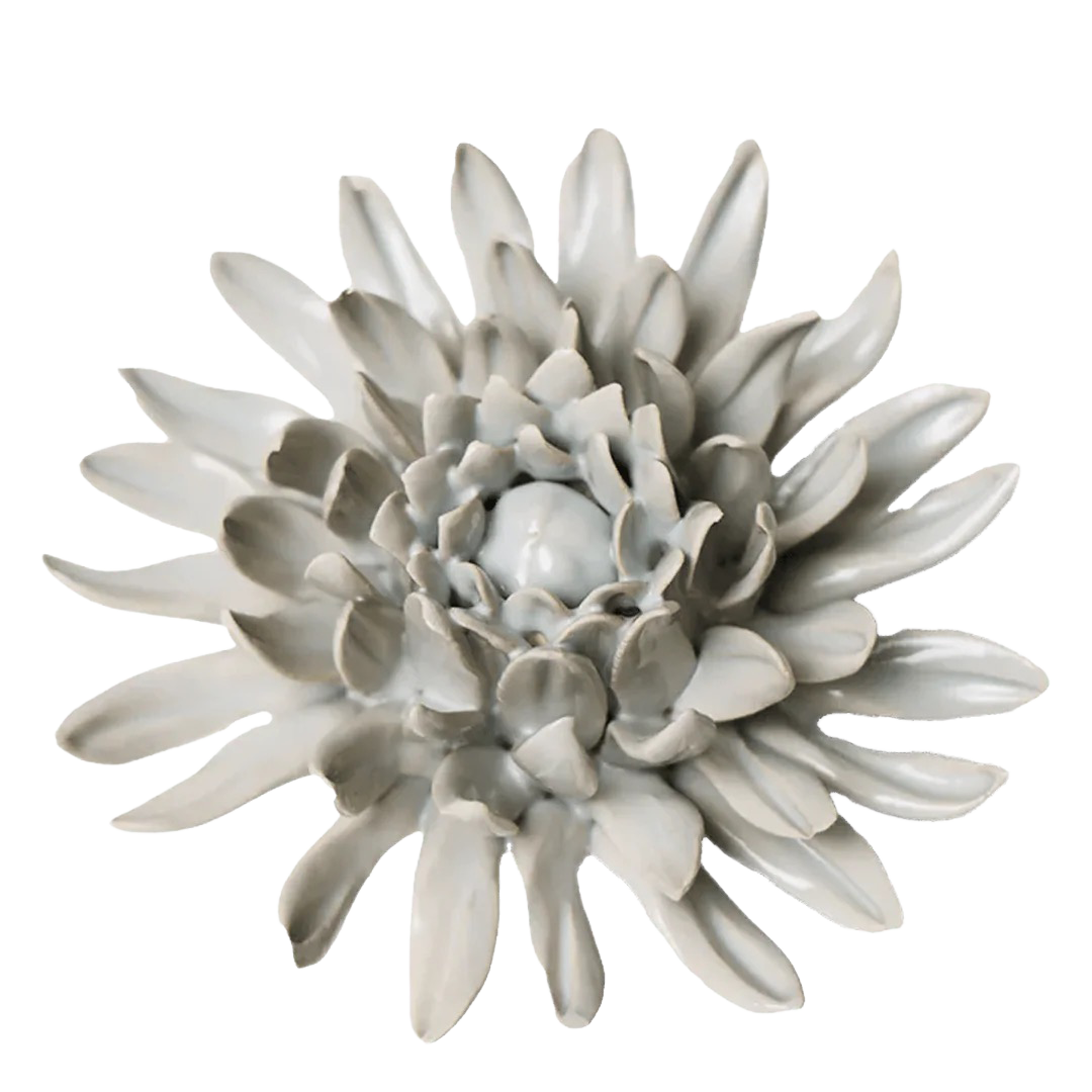 Ceramic Wallflower Panache Green Spider Mum