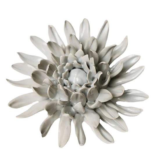 Ceramic Wallflower Panache Green Spider Mum