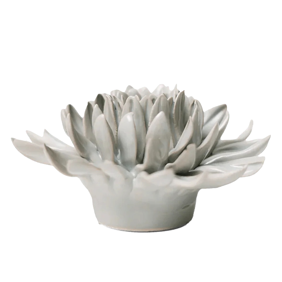 Ceramic Wallflower Panache Green Spider Mum