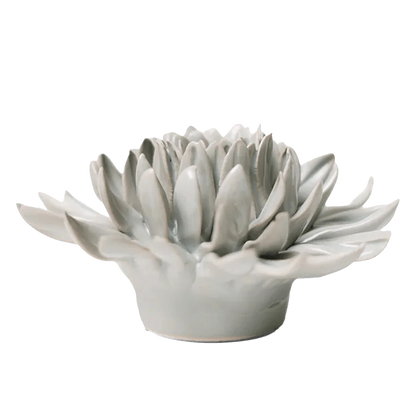 Ceramic Wallflower Panache Green Spider Mum