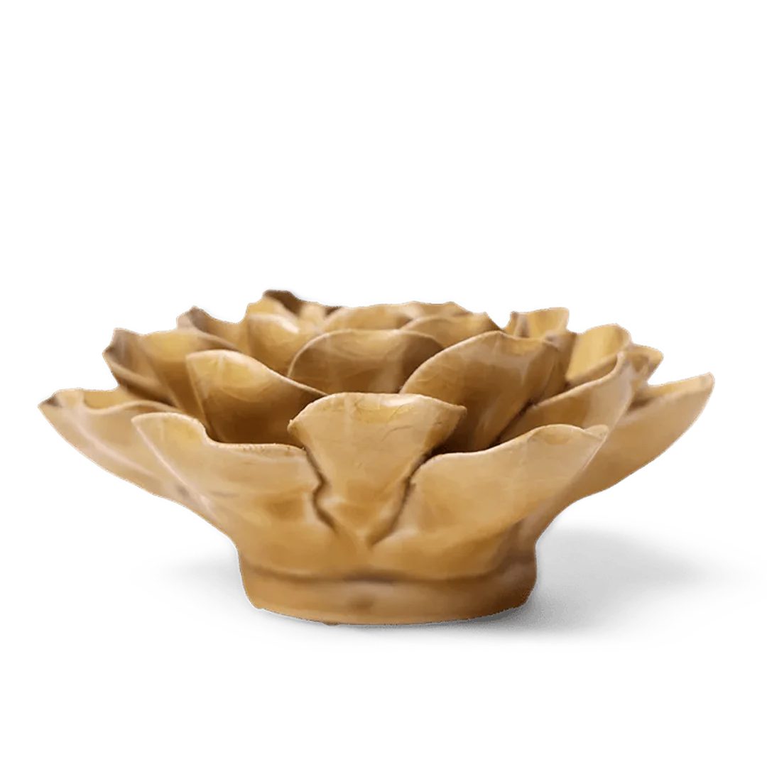 Ceramic Wallflower Caramel Charm Peony