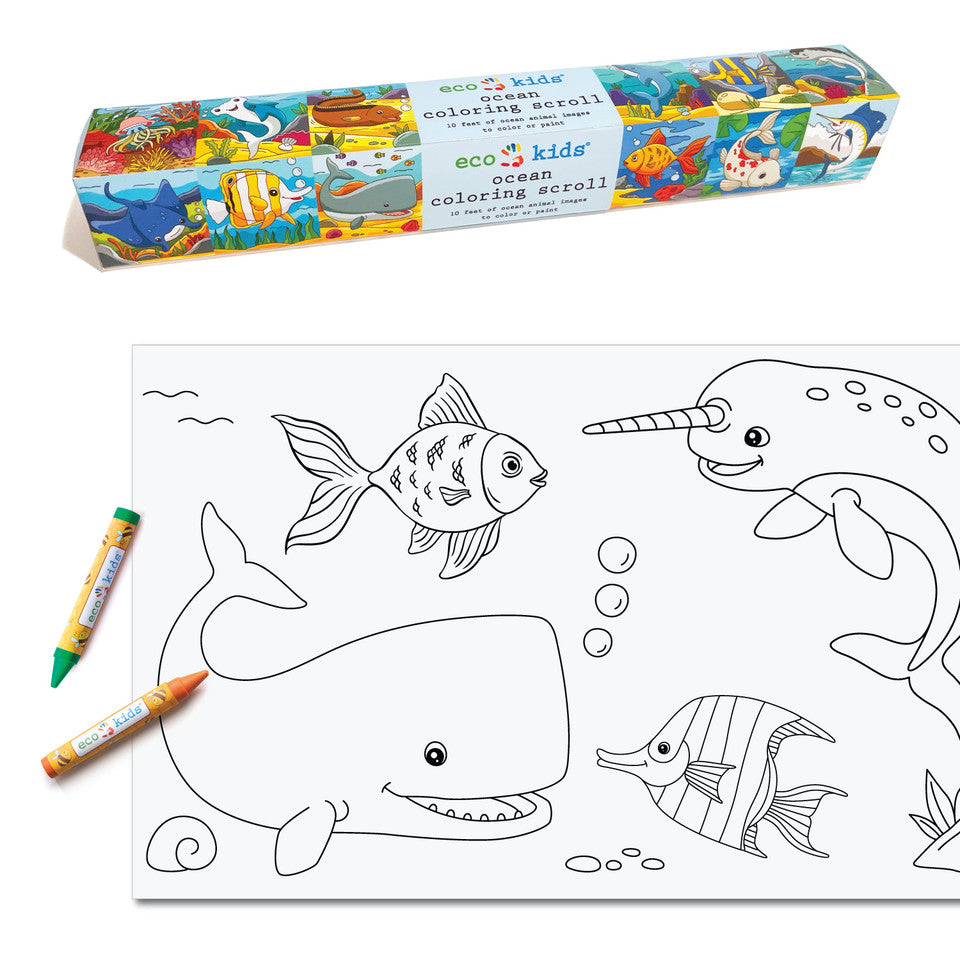 Ocean Coloring Scroll - Chrysler Museum Shop