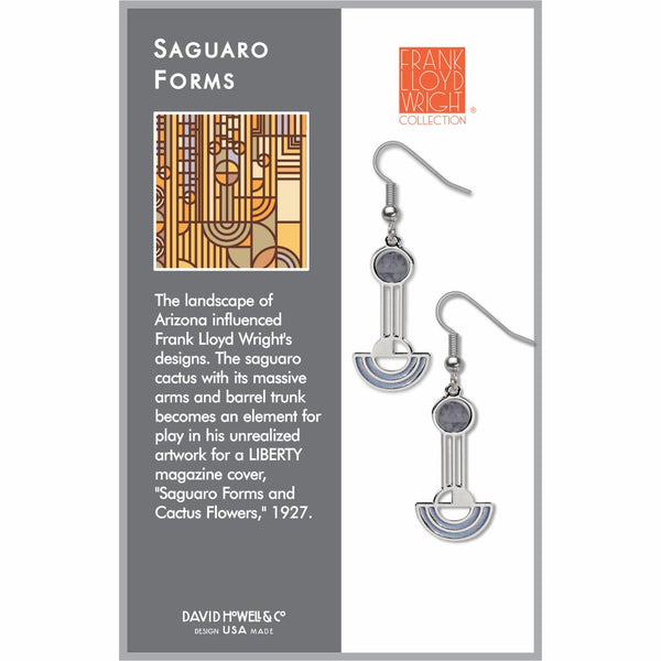 Frank Lloyd Wright's Saguaro Forms Earrings - Chrysler Museum Shop