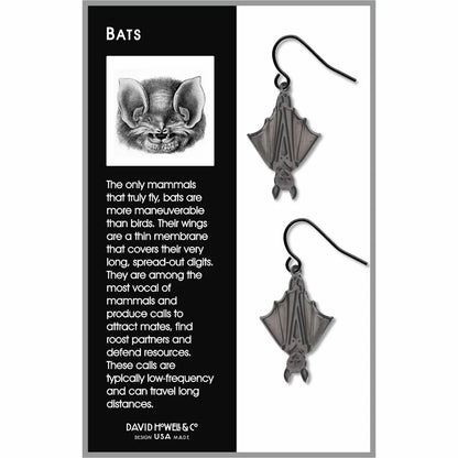 Hanging Bats Earrings