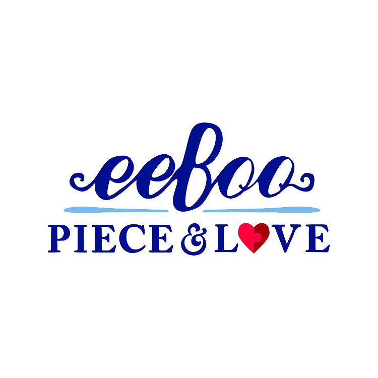 Eeboo: Piece & Love logo