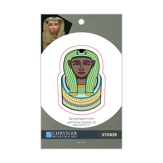 Sticker: "Sarcophagus Cover" - Chrysler Museum Shop