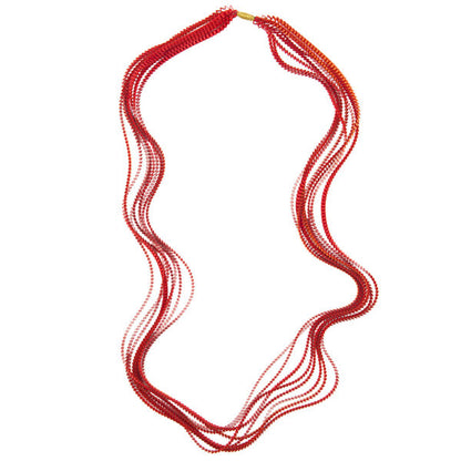 Essilp Halskette: Rot &amp; Orange