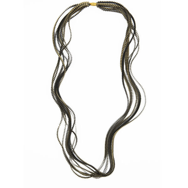 Essilp Halskette: Oliv &amp; Schwarz