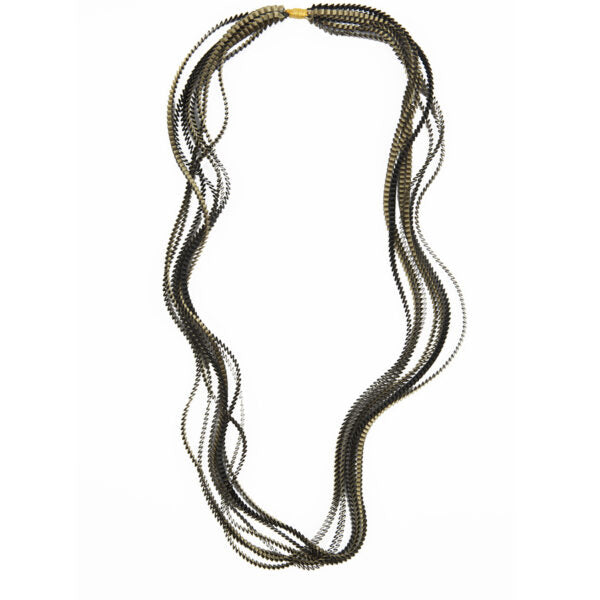 Essilp Necklace: Olive & Black - Chrysler Museum Shop