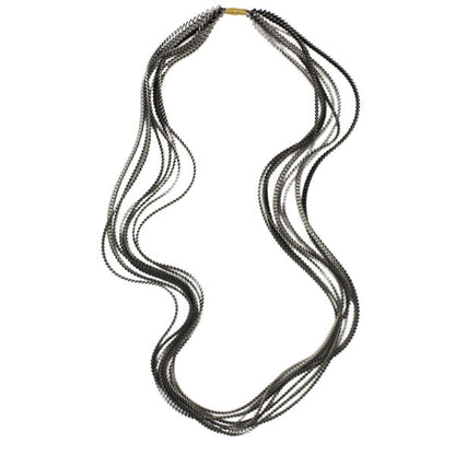 Essilp Necklace: Silver & Black - Chrysler Museum Shop