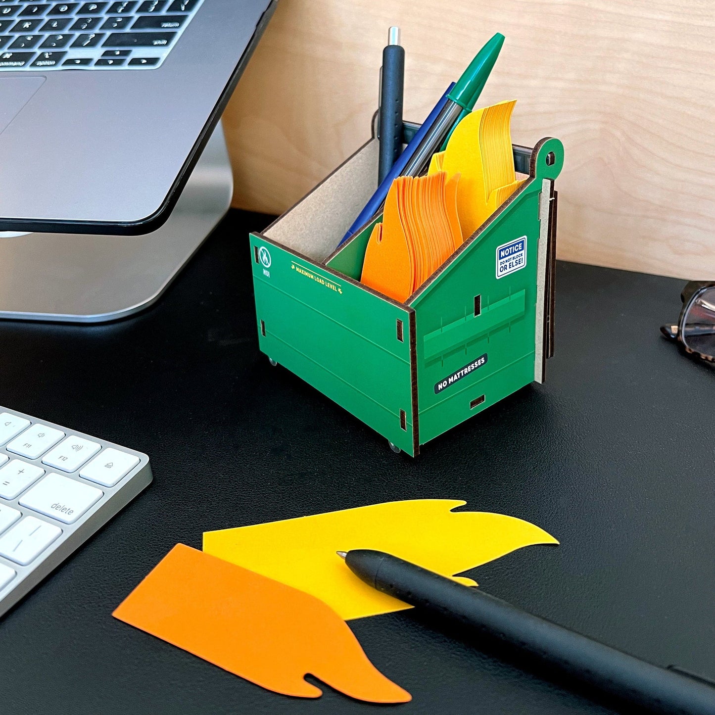 Desk Dumpster Pencil Holder (in situ) - Chrysler Museum Shop