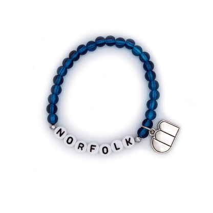 Norfolk Friendship Bracelet (Teal) - Chrysler Museum Shop