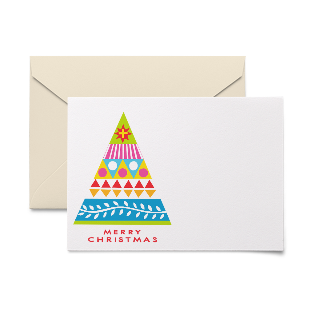 Etiquetas de regalo Merry Tree, caja de 10