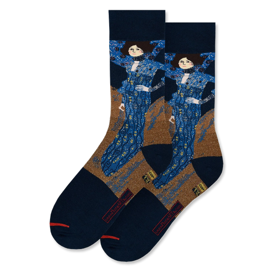 Klimt's Portrait of Emilie Flöge Socks - Chrysler Museum Shop