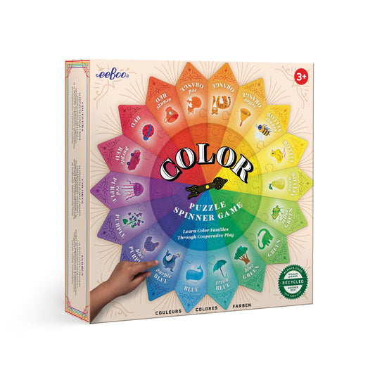 Color Puzzle Spinner Game (Front) - Chrysler Museum Shop