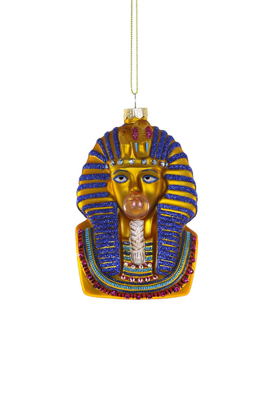 Blown Glass Ornament: King Tutankhamun