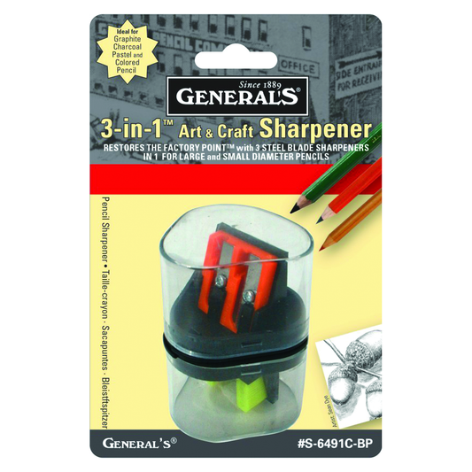 3-in-1 Canister Pencil Sharpener