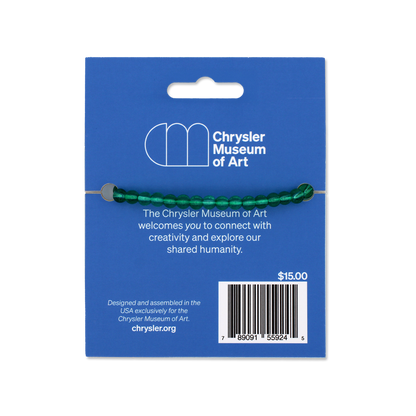 Chrysler "Glass Nerd" Friendship Bracelet (Back) - Chrysler Museum Shop