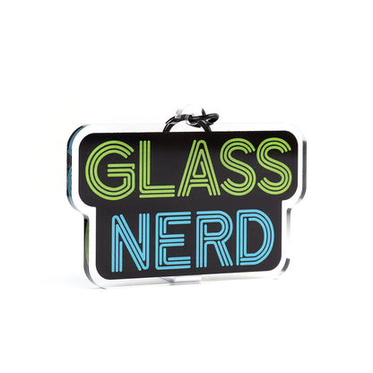 Glass Nerd Acrylic Keychain - Chrysler Museum Shop