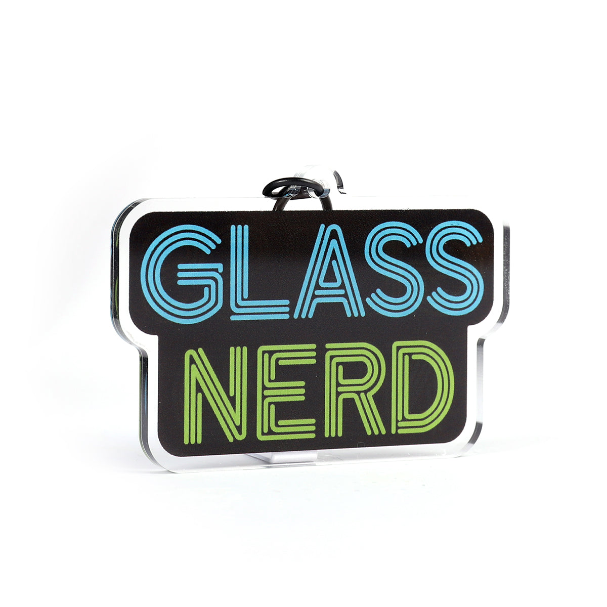 Glass Nerd Acrylic Keychain - Chrysler Museum Shop