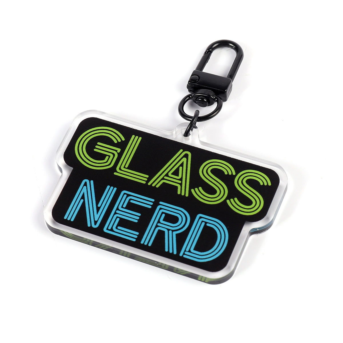 Glass Nerd Acrylic Keychain - Chrysler Museum Shop