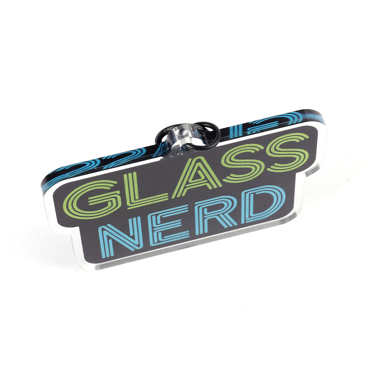 Glass Nerd Acrylic Keychain - Chrysler Museum Shop