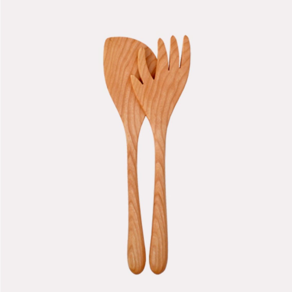 Wooden Salad Serving Set - Chrysler Museum Shop