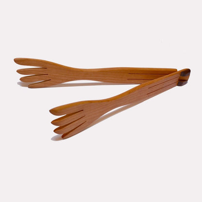 Wooden Inside Out Tongs - Chrysler Museum Shop