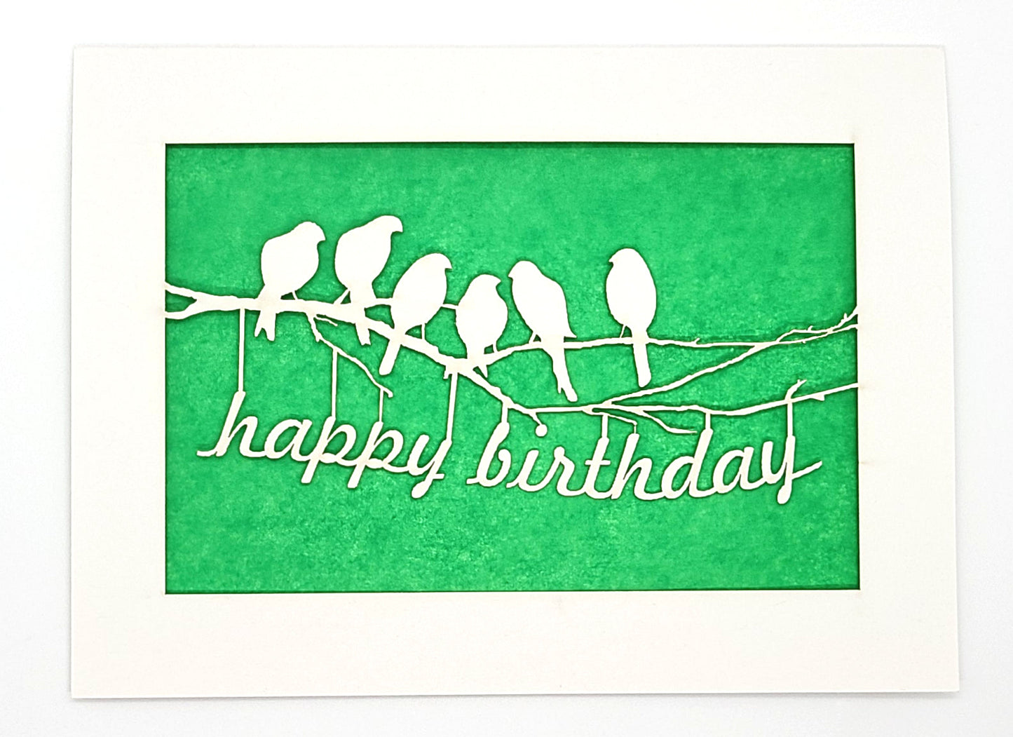 Papel Picado Greeting Card: Happy Birthday (Birds)