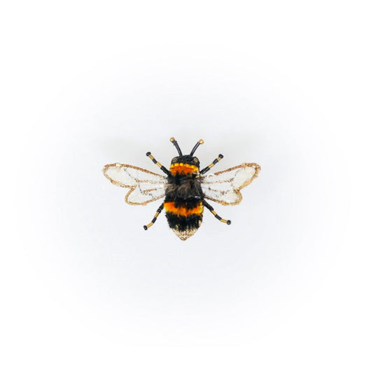 Humble Bee Embroidered Brooch - Chrysler Museum Shop