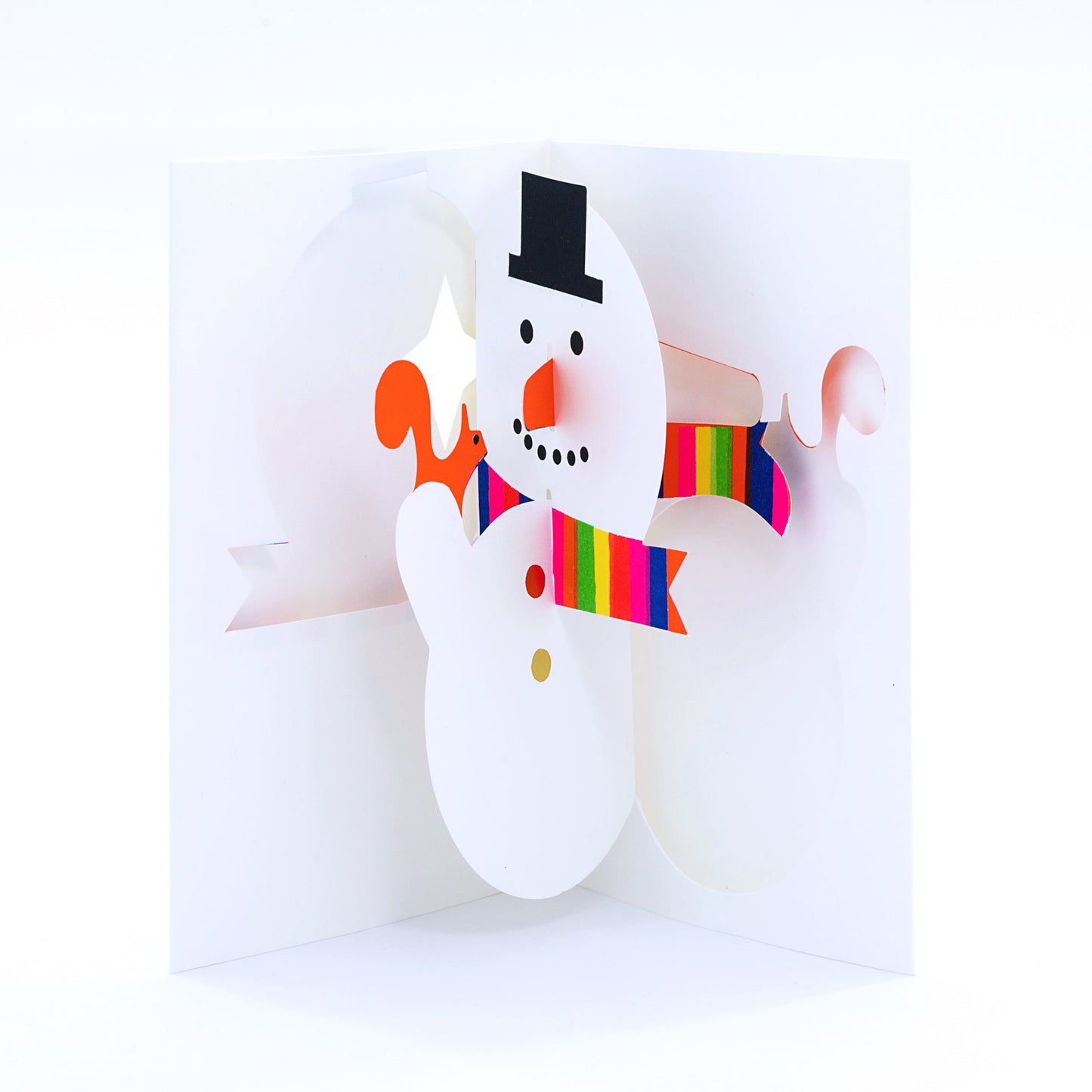 Pop-up Greeting Card: Snowman