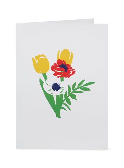 Pop-up Note Card: Brilliant Bouquet - Chrysler Museum Shop