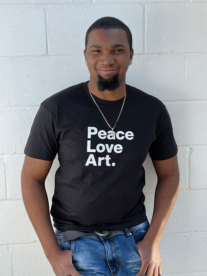 Peace. Love. Art. T-shirt - Chrysler Museum Shop