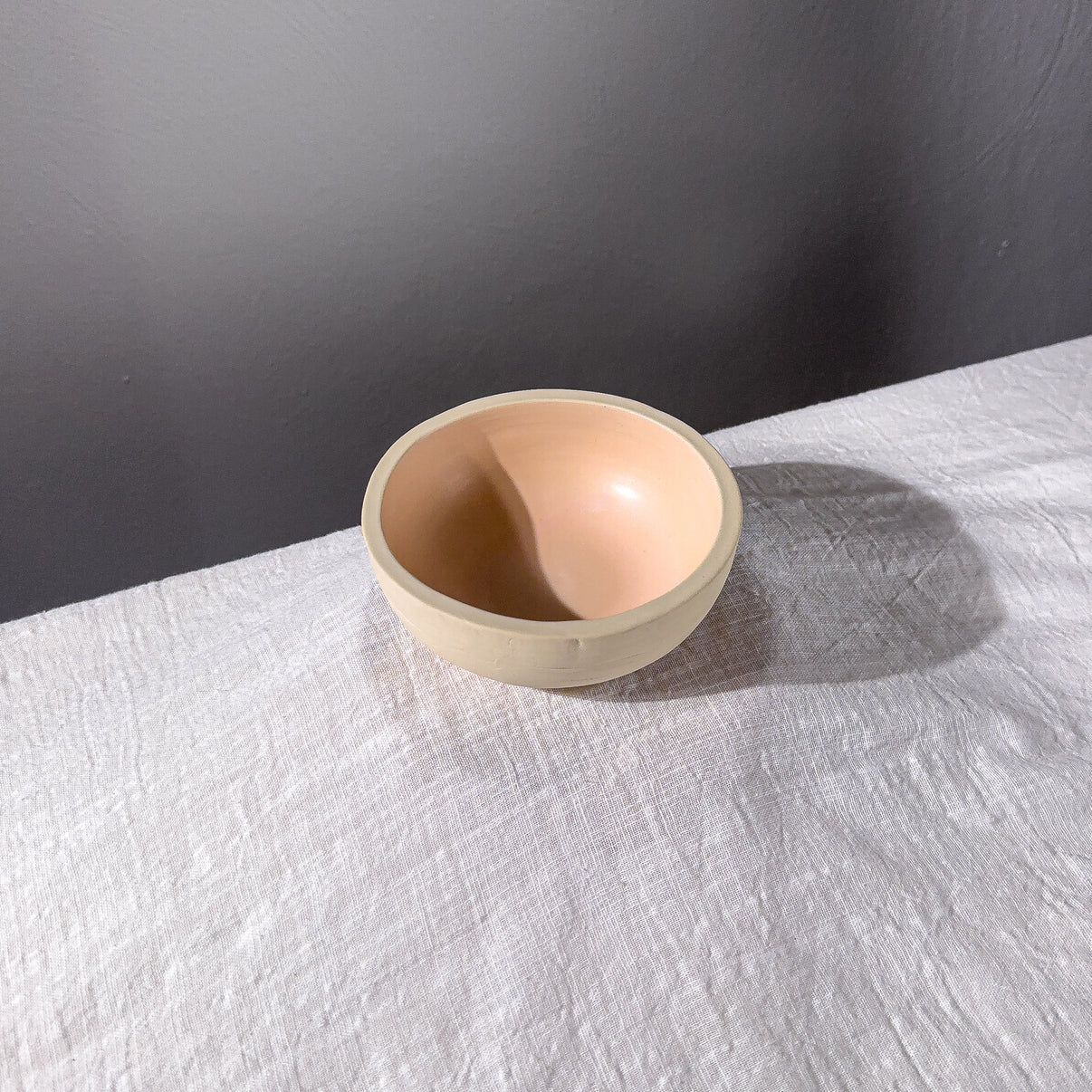 Ceramic Snack Bowl (Bisou Pink) by Deep Black - Chrysler Museum Shop