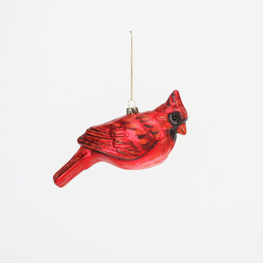 Glass Cardinal Ornament CG0313 - Chrysler Museum Shop