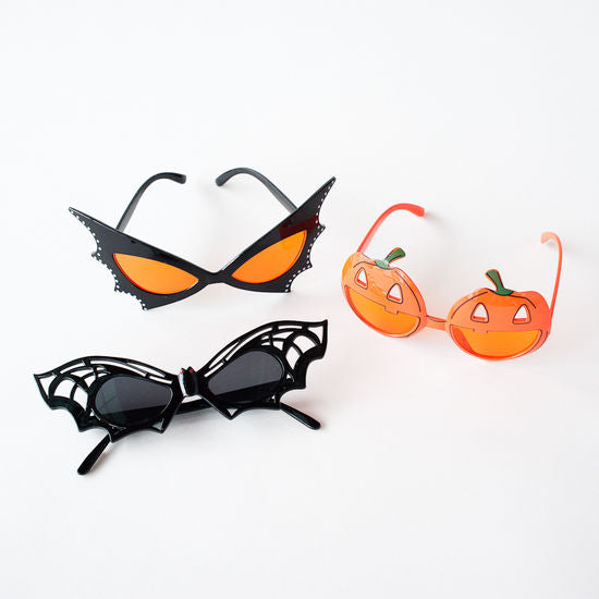 Halloween Sunglasses - 3 Designs: Bat, Pumpkin, Bat Wing - Chrysler Museum Shop