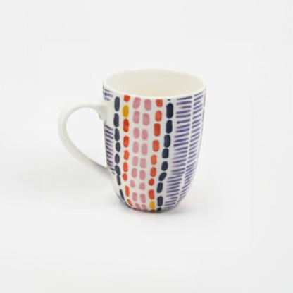 Patterned Mugs by Anne Bentley