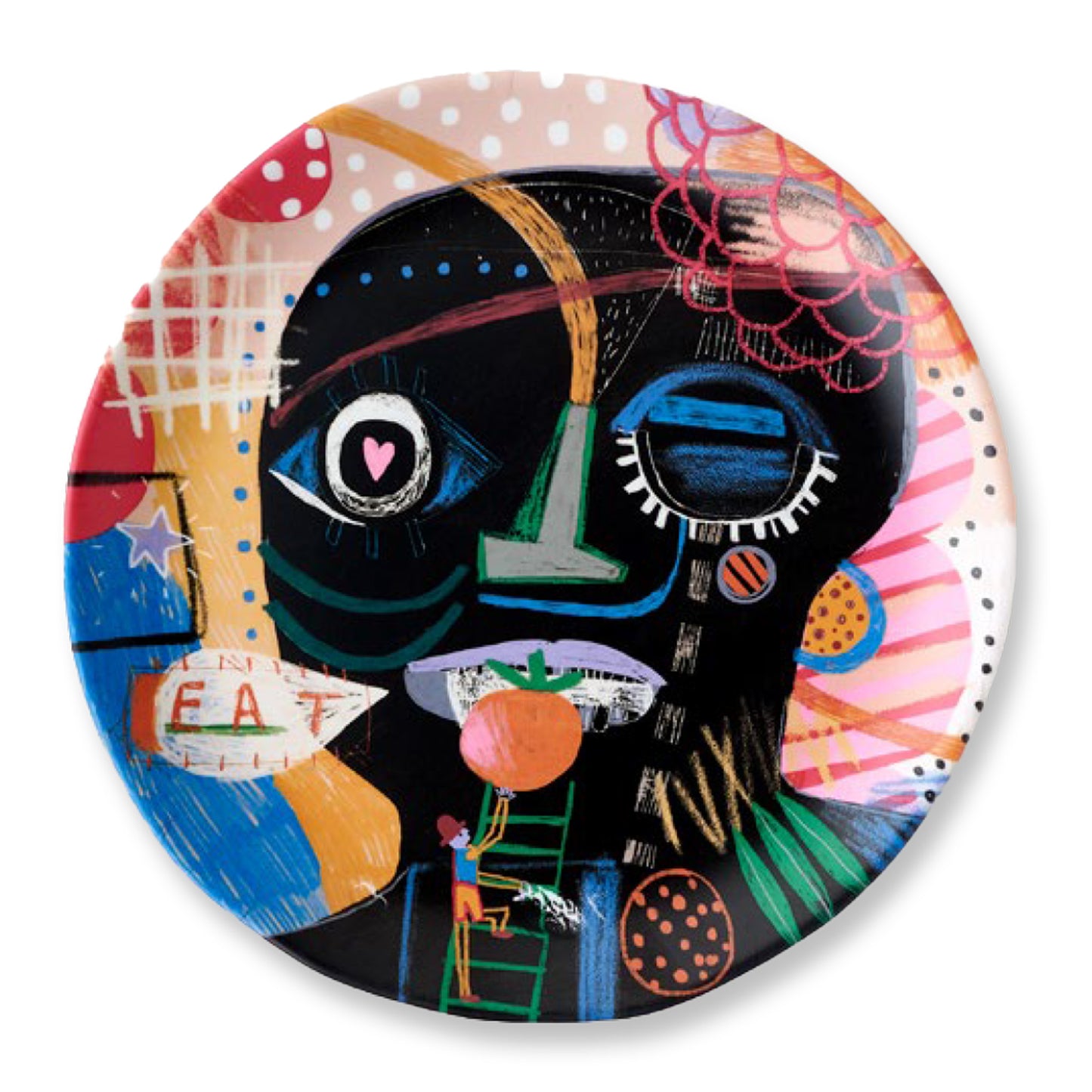 Jean-Michel Basquiat Plate - Chrysler Museum Shop