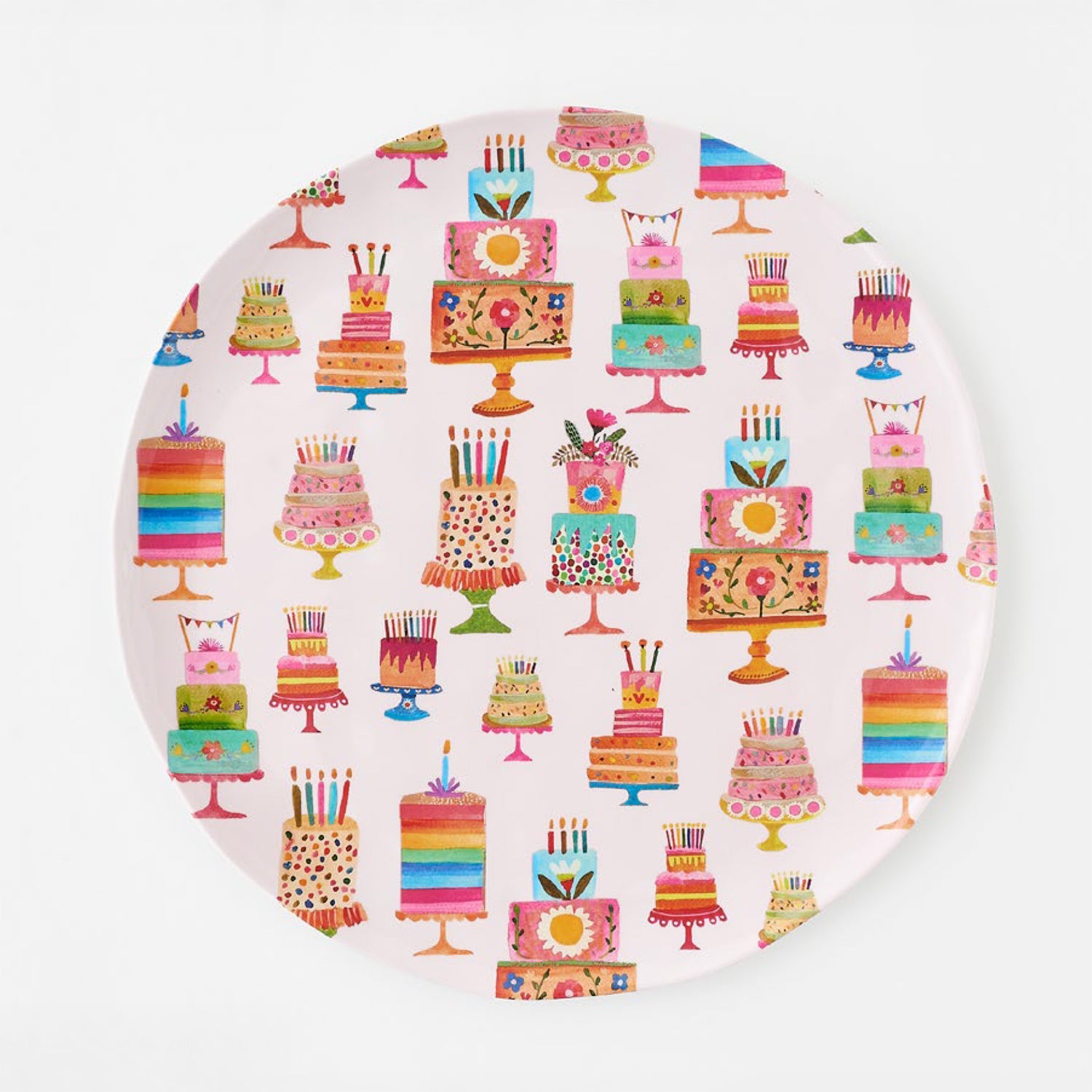 Colorful Cakes Celebration Platter, 14.5 inches - Chrysler Museum Shop