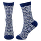 Japanese Wave Pattern Socks