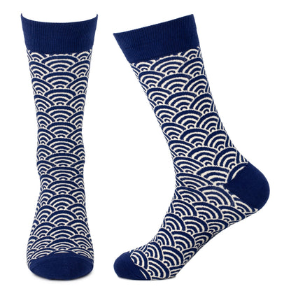 Japanese Wave Pattern Socks - Chrysler Museum Shop