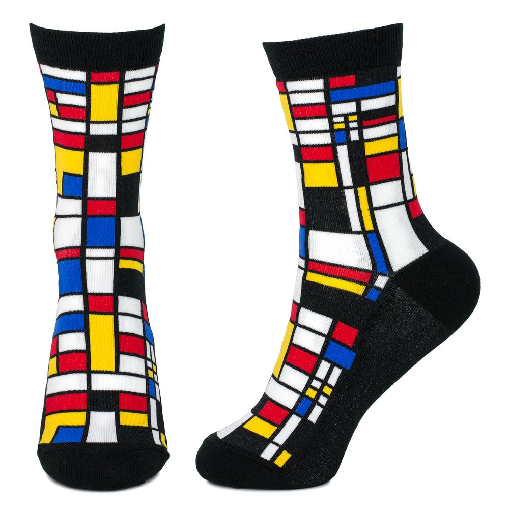 Mondrian Composition II Socks - Chrysler Museum Shop