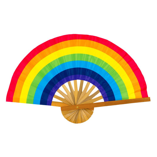 Rainbow Folding Fan